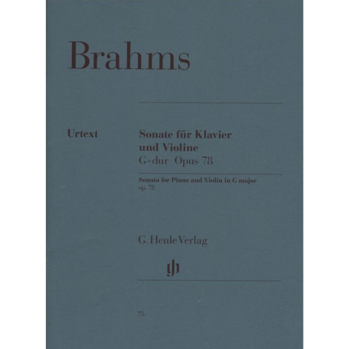 Brahms Op. 78: Sonata for Piano and Violin in G Major