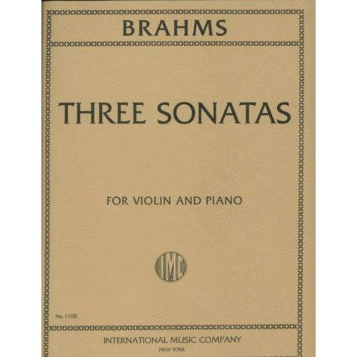 Brahms Three Sonatas for Violin and Piano