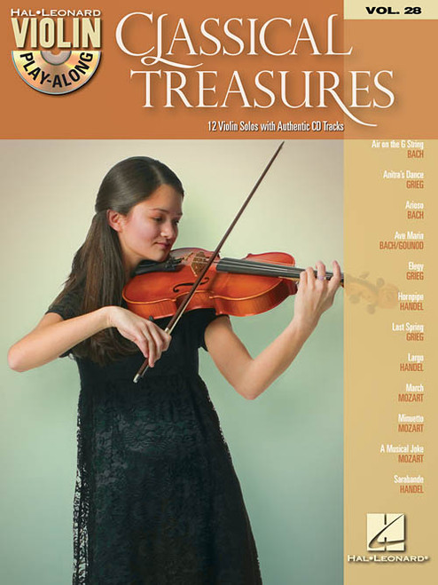 Hal Leonard Violin Play-Along Series Volume 28: Classical Treasures (Book/CD Set)