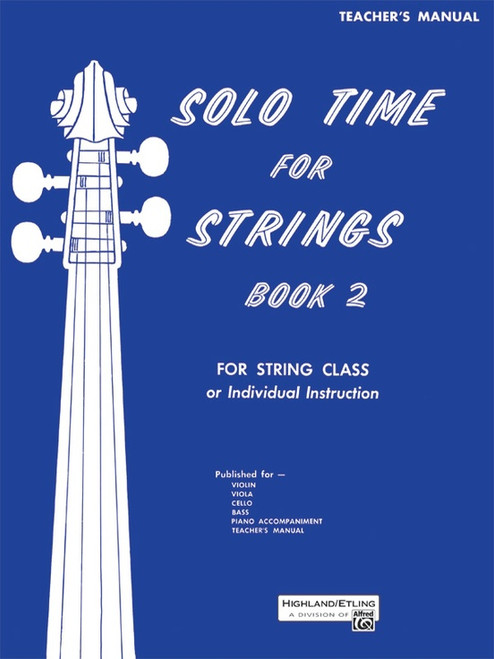 Solo Time for Strings Book 2 Piano Accompaniment Teacher Book