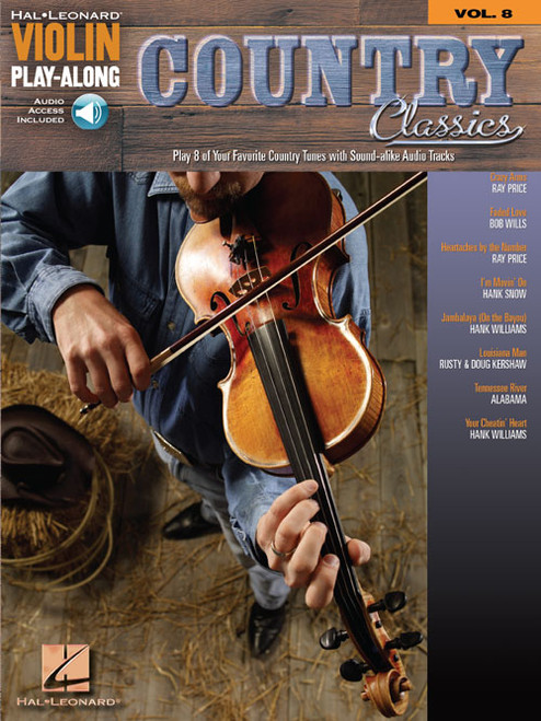 Hal Leonard Violin Play-Along Series Volume 8: Country Classics (Book/Audio Access Included)
