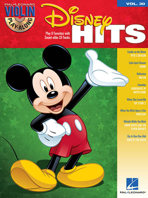 Hal Leonard Violin Play-Along Series Volume 30: Disney Hits (Book/CD Set)