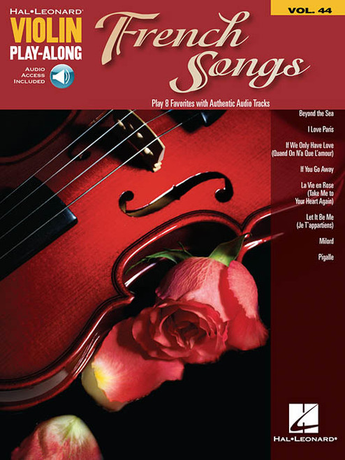 Hal Leonard Violin Play-Along Series Volume 44: French Songs (with Audio Access)