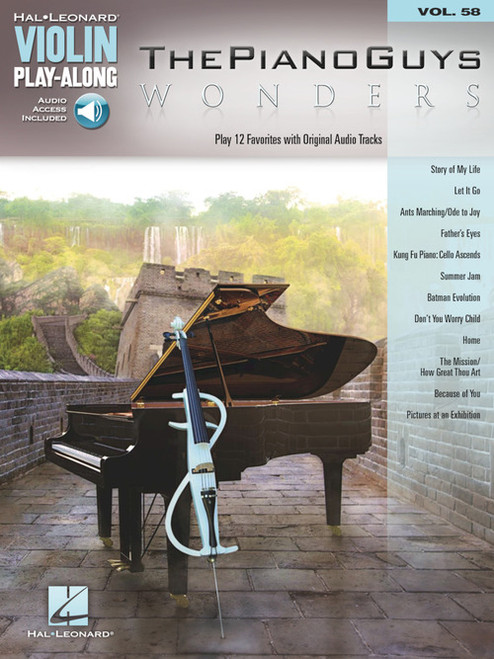 Hal Leonard Violin Play-Along Series Volume 58: The Piano Guys - Wonders (with Audio Access)