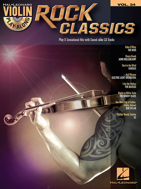 Hal Leonard Violin Play-Along Series Volume 24: Rock Classics (Book/CD Set)