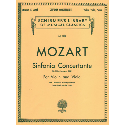 Mozart - Sinfonia Concertante K.320d, formerly 364, for Violin and Viola