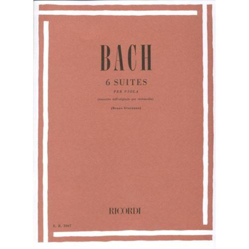 Bach - 6 Suites for Viola by Bruno Giuranna