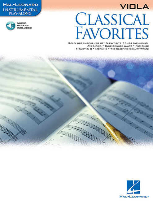 Hal Leonard Instrumental Play-Along for Viola: Classical Favorites (Book/CD Set)