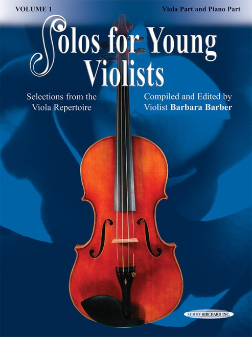 Solos for Young Violists Volume 1 for Viola and Piano Complete Set by Barbara Barber