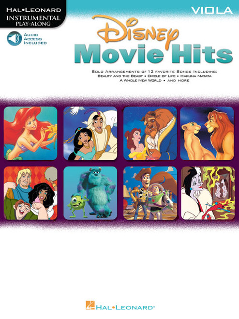 Hal Leonard Instrumental Play-Along for Viola: Disney Movie Hits (Book/Audio Access Included