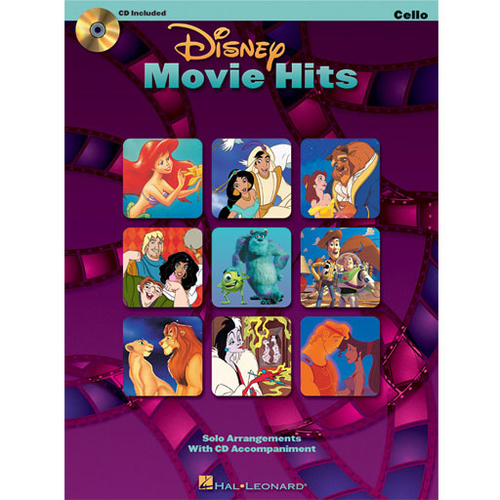 Disney Movie Hits for Cello (Book/Audio Access Included)