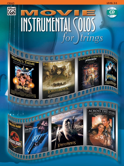 Movie Instrumental Solos for Strings Level 2-3 for Cello (Book/Online Access Included)