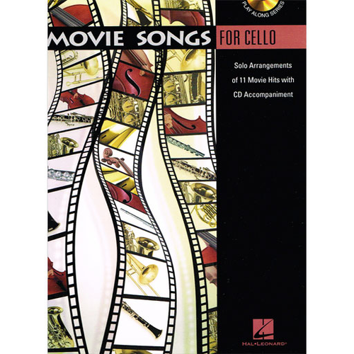 Movie Songs for Cello Play-Along Series (Book/CD Set)