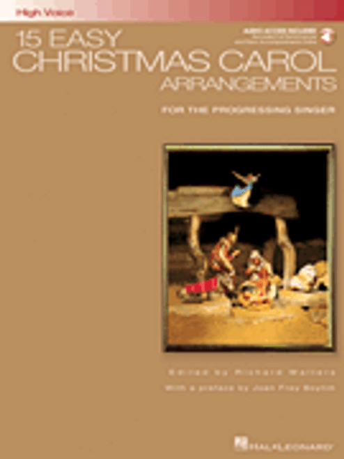 15 Easy Christmas Carol Arrangements - High - (Audio Access Included) - Vocal Collections