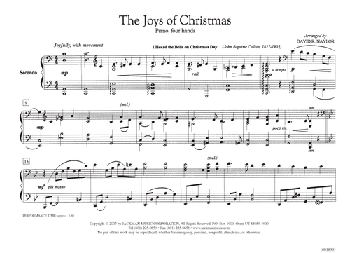 The Joys of Christmas (Medley) - Piano Four-Hand Duet