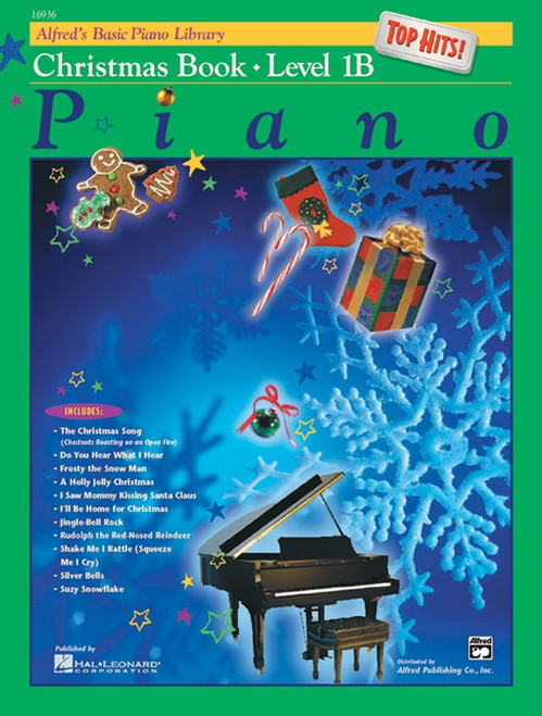 Alfred's Basic Piano Library Top Hits!: Christmas Book - Level 1B