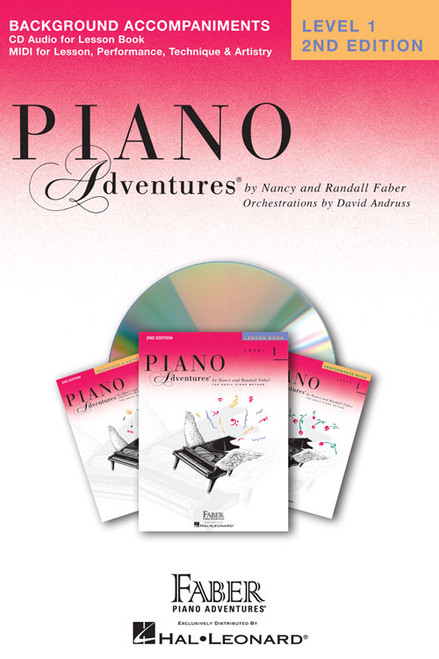 Faber Piano Adventures - Lesson Book Background Accompaniments CD - Level 1