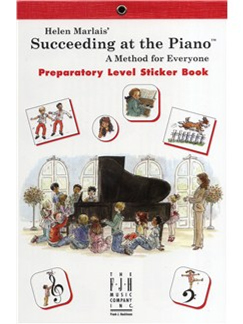 FJH - Succeeding at the Piano - Preparatory Level Sticker Book