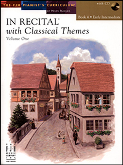 FJH In Recital with Classical Themes, Volume 1 - Book 4: Early Intermediate (Book/CD Set)