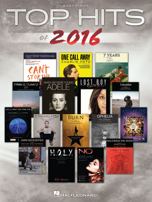 Top Hits of 2016 - Easy Piano Songbook