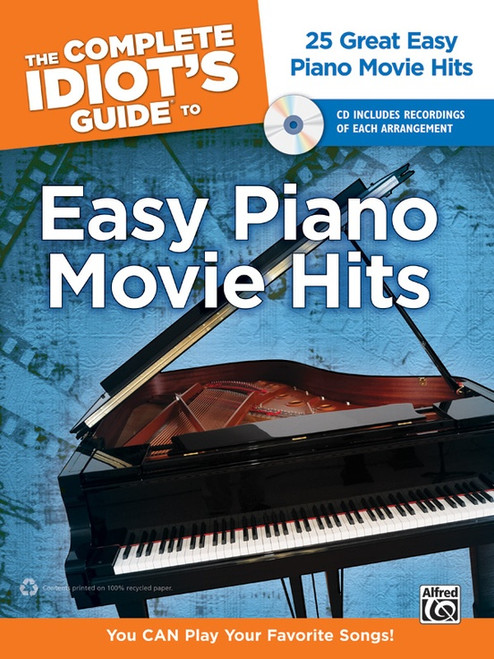 The Complete Idiot's Guide to 25 Great Easy Piano Movie Hits (Book/CD Set)