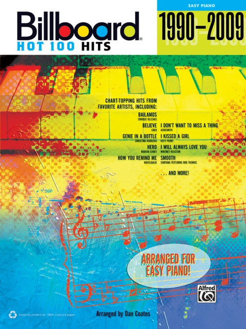 Billboard Hot 100 Hits: 1990-2009 for Easy Piano