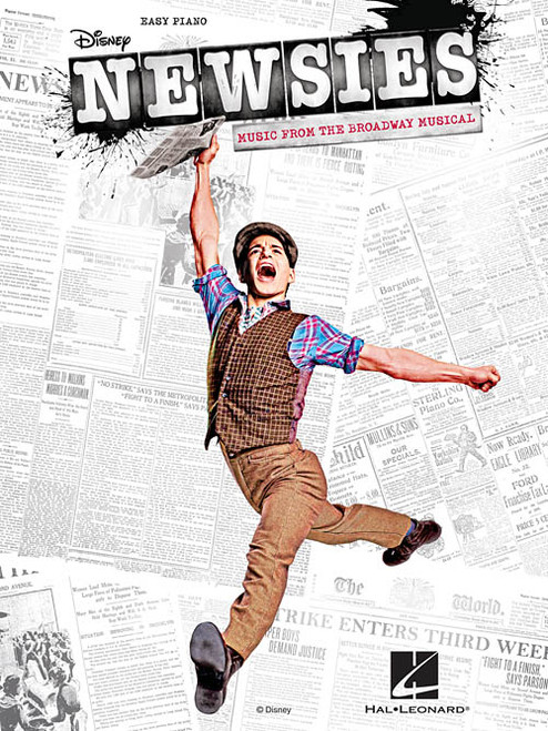 Newsies: The Broadway Musical for Easy Piano