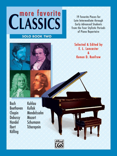 More Favorite Classics Solo Book 2 for Intermediate to Advanced Piano