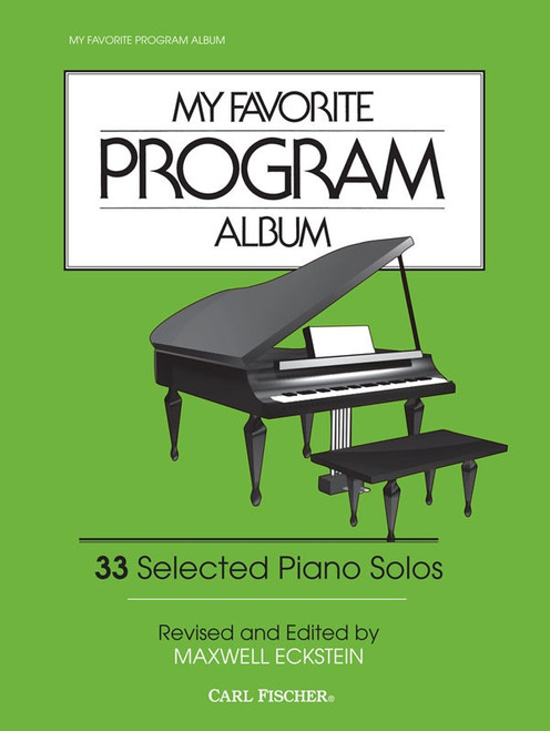 My Favorite Program Album for Intermediate to Advanced Piano