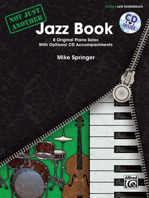 Not Just Another Jazz Book - Book 3 (Book/CD Set) for Late Intermediate Piano