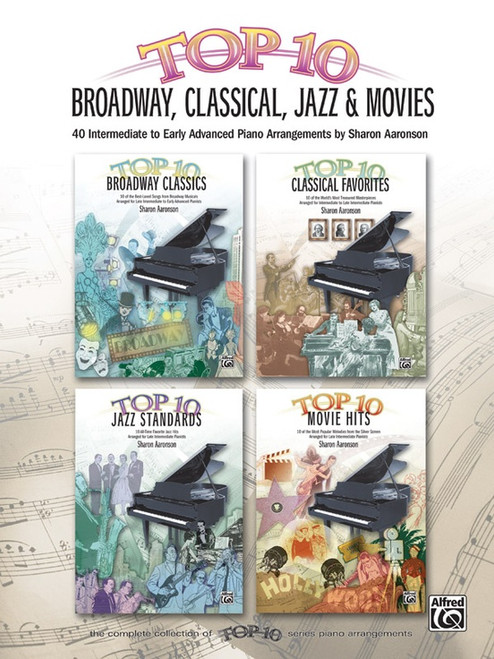 Top 10 Broadway, Classical, Jazz & Movies for Intermediate to Advanced Piano