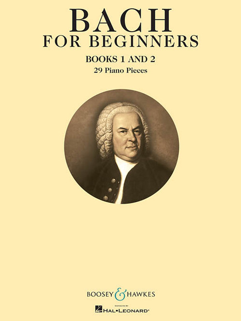 Bach for Beginners, Book 1 & 2 for Easy Piano