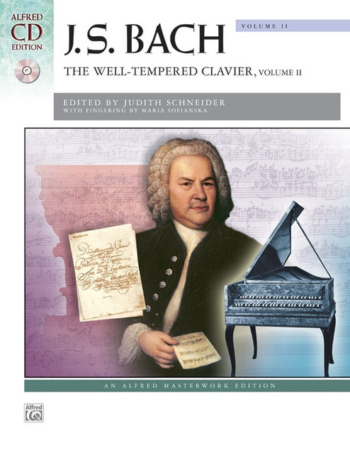 J.S. Bach - The Well-Tempered Clavier, Volume 2 (Book/CD Set) for Intermediate to Advanced Piano