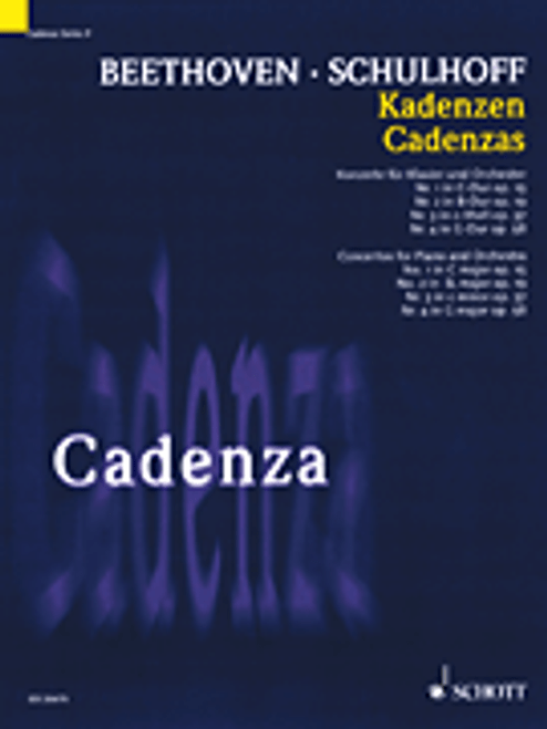 Beethoven - Cadenzas: Concertos for Piano and Orchestra for Intermediate to Advanced Piano
