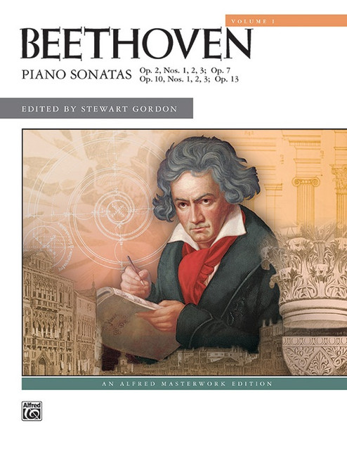 Beethoven - Piano Sonatas, Volume 1 (Nos. 1-8) for Intermediate to Advanced Piano
