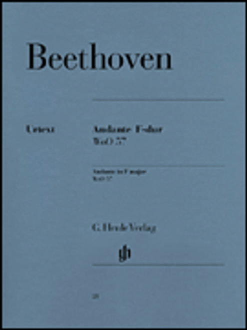 Beethoven - Andante F Major WoO 57 (Urtext) Single Sheet for Intermediate to Advanced Piano