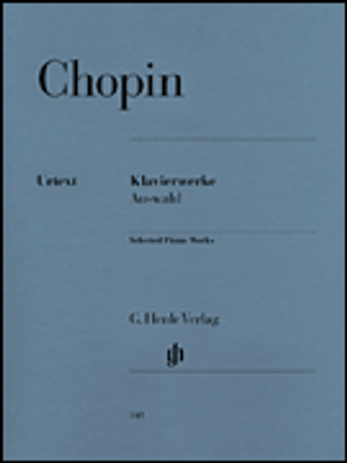 Chopin - Selected Piano Works (Urtext) for Intermediate to Advanced Piano