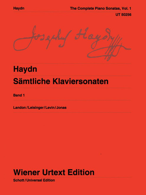 Haydn - The Complete Piano Sonatas, Volume 1 (Wiener Urtext Edition) for Intermediate to Advanced Piano