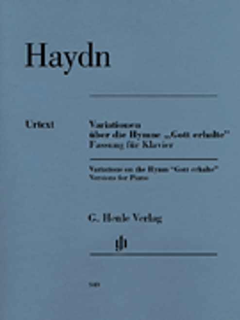 Haydn - Variations on the Hymn "Gott erhalte" Single Sheet (Urtext) for Intermediate to Advanced Piano