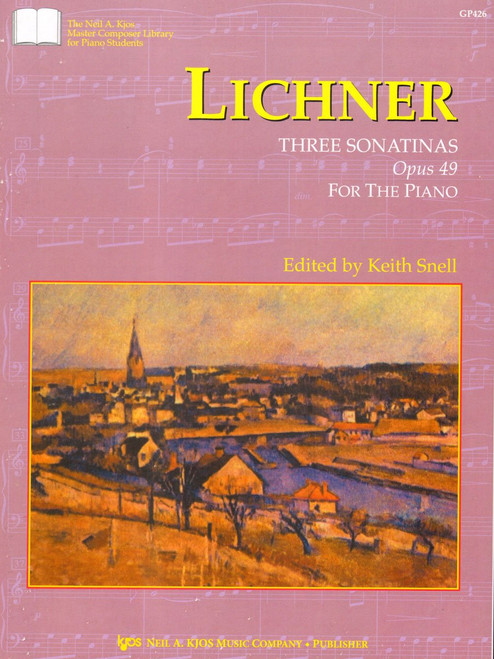 Lichner - Three Sonatinas, Opus 49 for Intermediate Piano