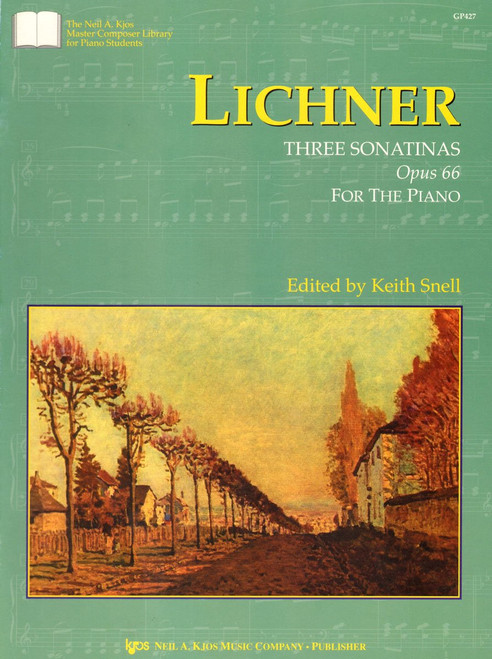 Lichner - Three Sonatinas, Opus 66 for Intermediate Piano