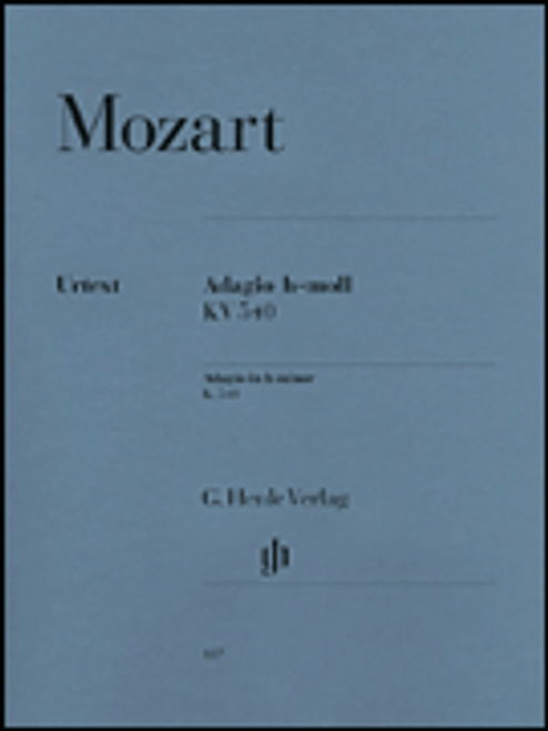 Mozart - Adagio in B minor K.540 Single Sheet (Urtext) for Intermediate to Advanced Piano