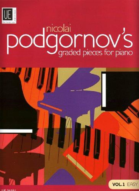 Nicolai Podgornov's Graded Pieces for Piano, Volume 1 for Easy Piano