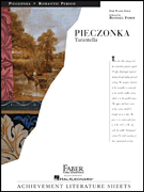 Pieczonka - Tarantella Single Sheet (Faber Achievement Literature Sheet) for Intermediate to Advanced Piano