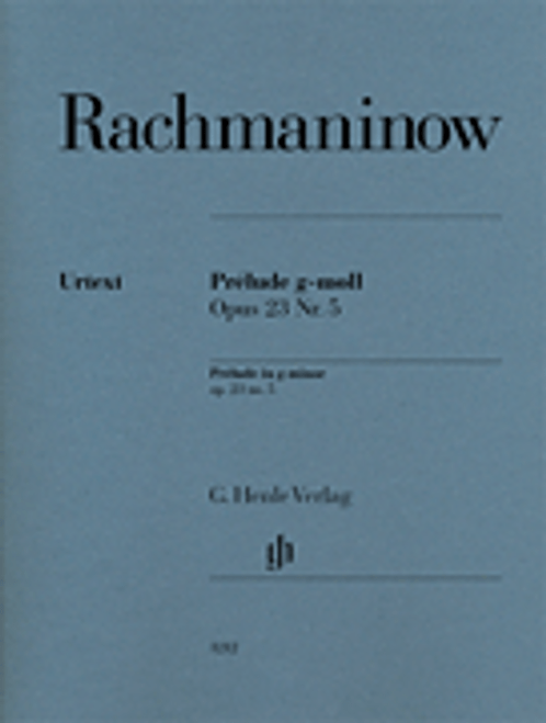 Rachmaninoff - Prélude in G Minor, Op. 23, No.5 Single Sheet (Urtext) for Intermediate to Advanced Piano