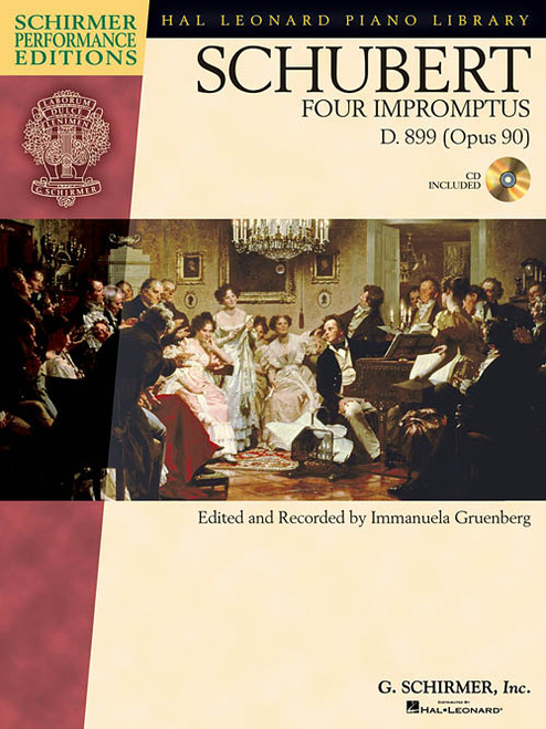 Schubert - Four Impromptus, D.899 (Opus 90) - Schirmer Performance Editions (Book/CD Set) for Intermediate to Advanced Piano