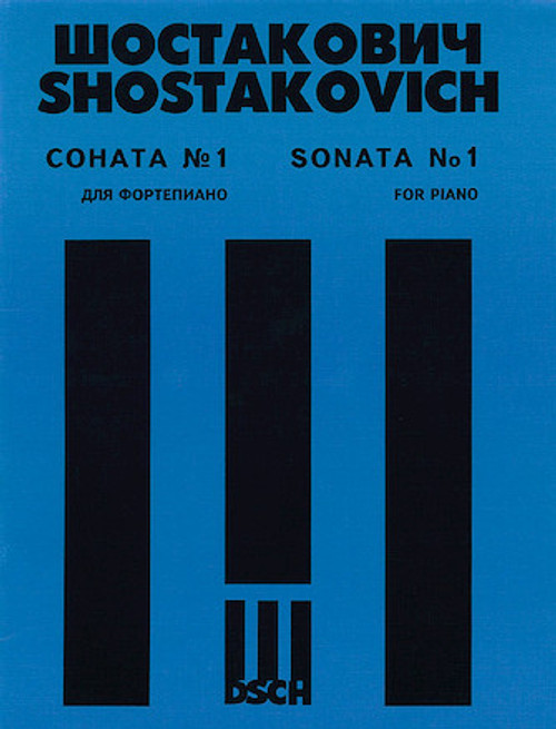 Dmitri Shostakovich - Sonata No. 1, Op. 12 Single Sheet (DSCH) for Intermediate to Advanced Piano