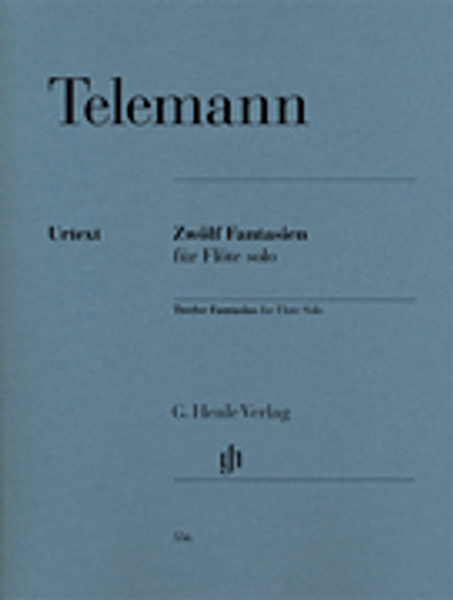 Telemann - Twelve Fantasias for Flute Solo, TWV 40:2-13 (Urtext)