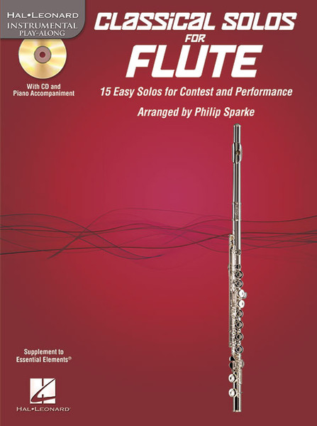 Hal Leonard Instrumental Play-Along - Classical Solos for Flute by Philip Sparke (Book/CD Set)