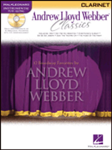 Hal Leonard Instrumental Play-Along for Clarinet - Andrew Lloyd Webber Classics (Book/CD Set)